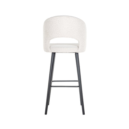 Richmond Interiors Barhocker Savoy white bouclé Barhocker Richmond Interiors