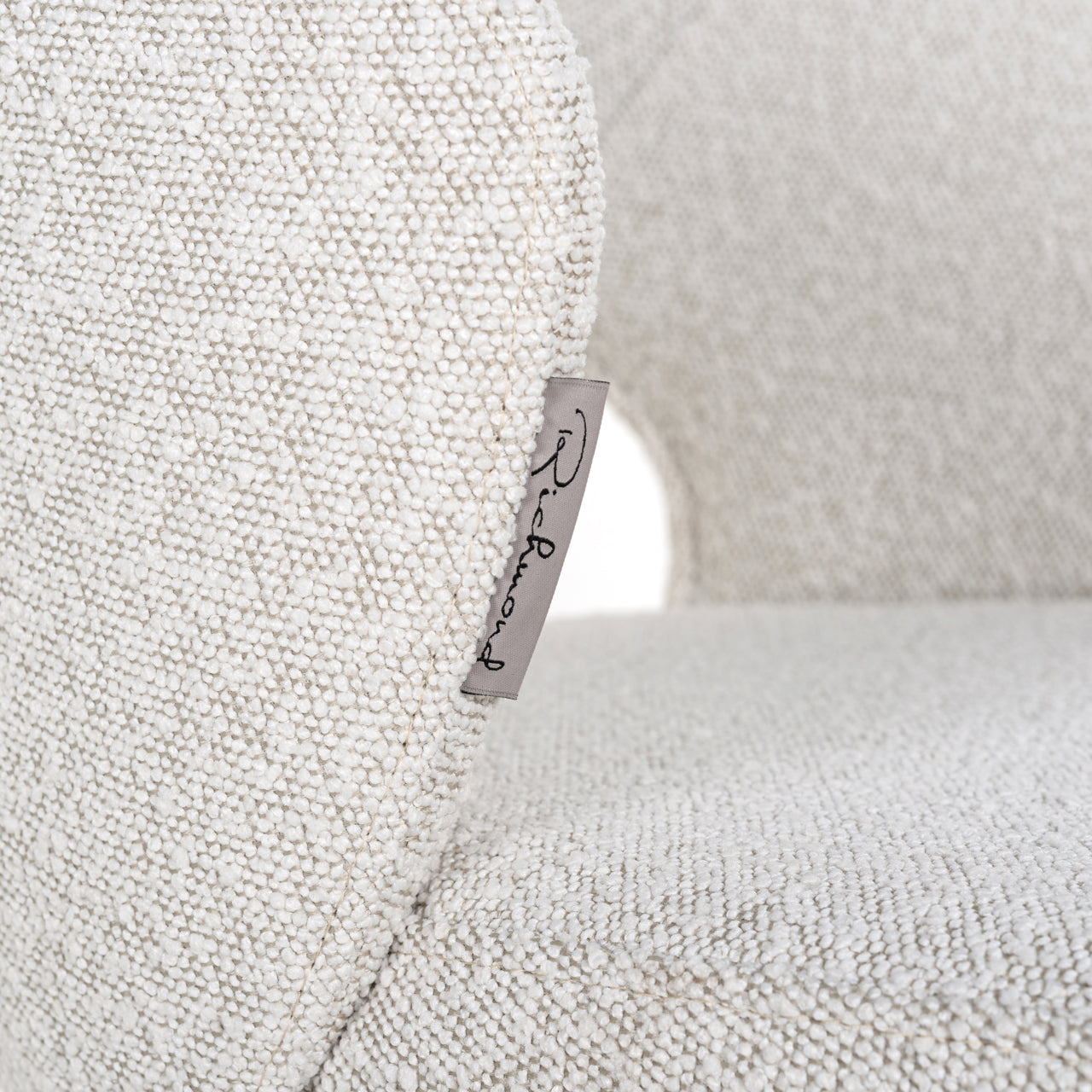 Richmond Interiors Barhocker Savoy white bouclé Barhocker Richmond Interiors