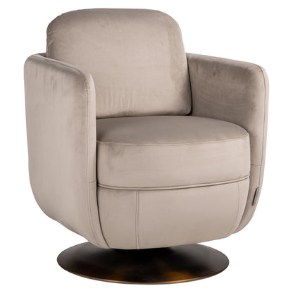 Richmond Interiors Lounge Stuhl Turner khaki velvet swivel fire retardant Lounge Stuhl Richmond Interiors