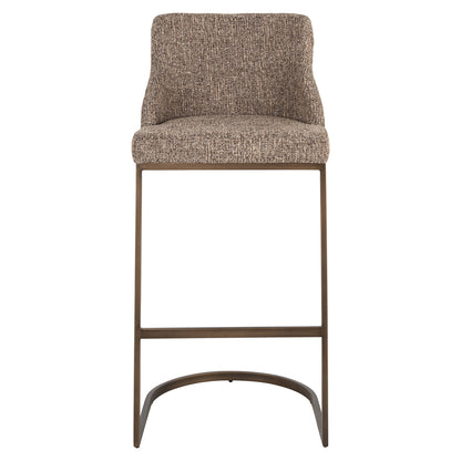 Richmond Interiors Barhocker Bolton brown tweed (Set of 2) Richmond Interiors