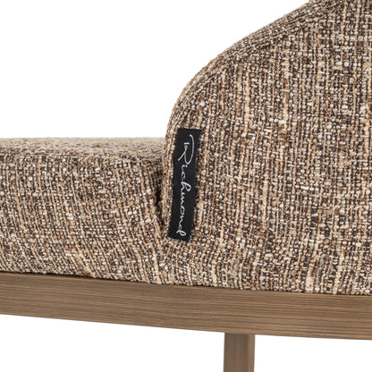Richmond Interiors Barhocker Bolton brown tweed (Set of 2) Richmond Interiors