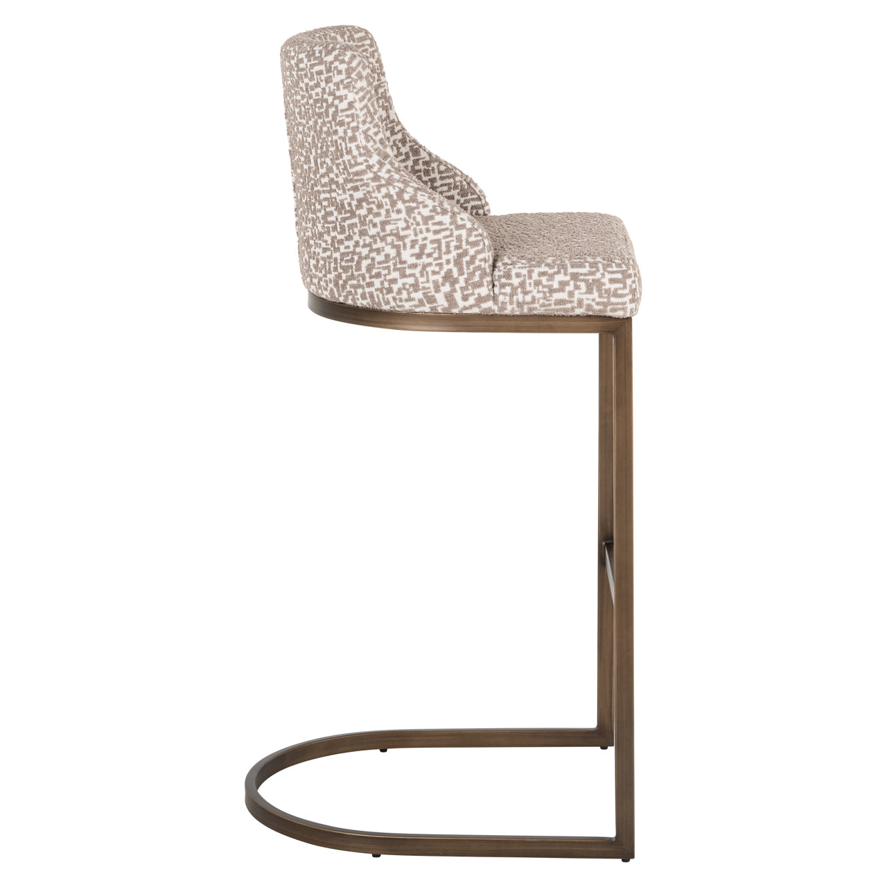 Richmond Interiors Barhocker Bolton natural geo (Set of 2) Barhocker Richmond Interiors