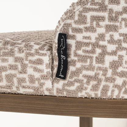 Richmond Interiors Barhocker Bolton natural geo (Set of 2) Richmond Interiors
