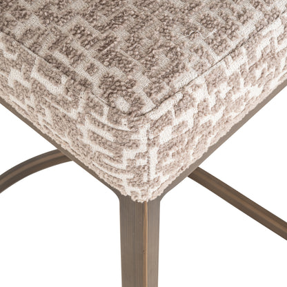 Richmond Interiors Barhocker Bolton natural geo (Set of 2) Richmond Interiors