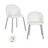 Richmond Interiors Esszimmerstuhl Alyssa cream fusion (Set of 2) Esszimmerstuhl Richmond Interiors