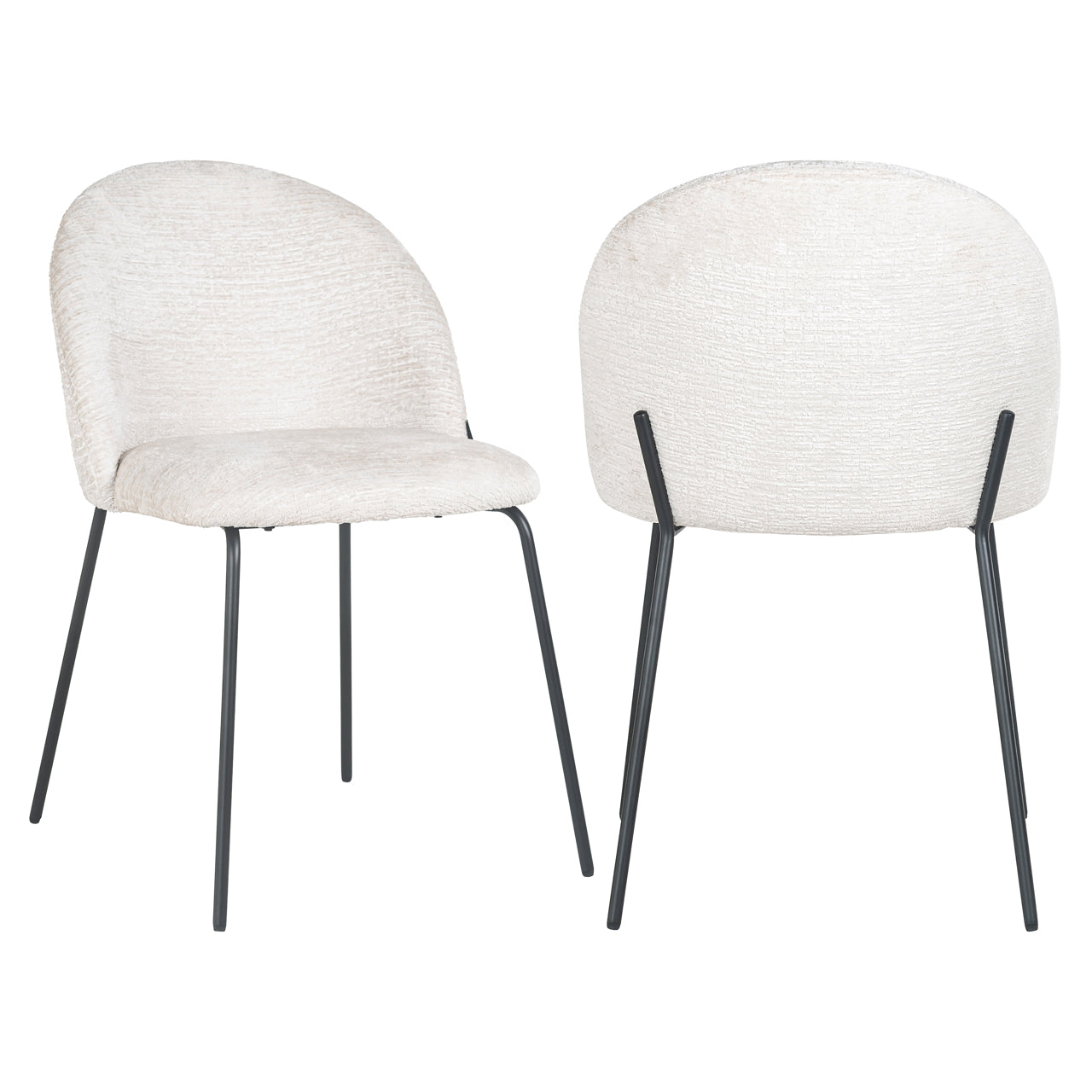 Richmond Interiors Esszimmerstuhl Alyssa cream fusion (Set of 2) Esszimmerstuhl Richmond Interiors