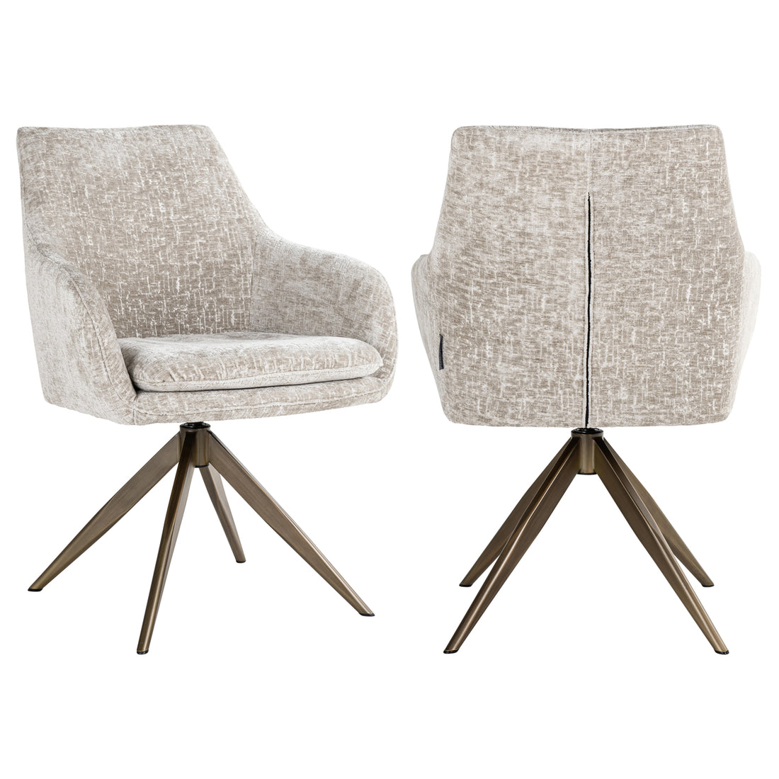 Richmond Interiors Esszimmerstuhl Lisonne pearl island swivel Esszimmerstuhl Richmond Interiors