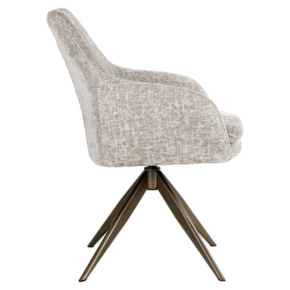 Richmond Interiors Esszimmerstuhl Lisonne pearl island swivel Esszimmerstuhl Richmond Interiors