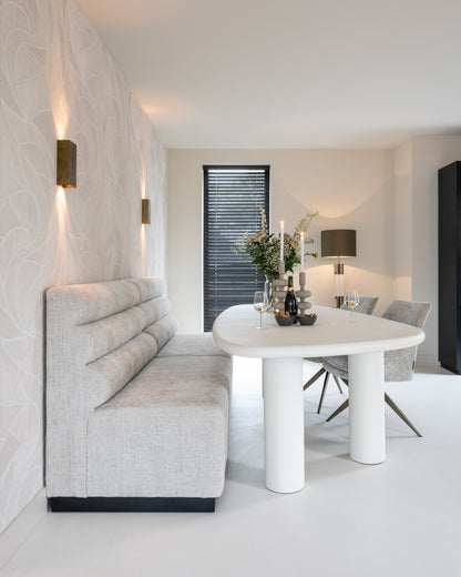 Richmond Interiors Beistelltisch Bloomstone white Beistelltisch Richmond Interiors