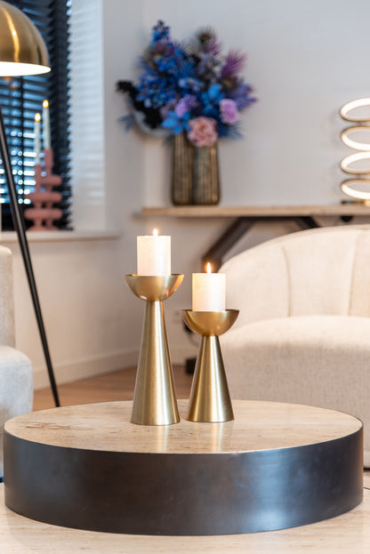 Richmond Interiors Tischlampe Jaimin brushed gold Tischlampe Richmond Interiors