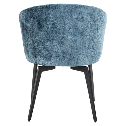 Richmond Interiors Esszimmerstuhl Amphara blue chenille fire retardant Esszimmerstuhl Richmond Interiors