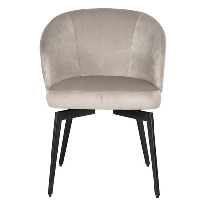 Richmond Interiors Esszimmerstuhl Amphara khaki velvet fire retardant Esszimmerstuhl Richmond Interiors