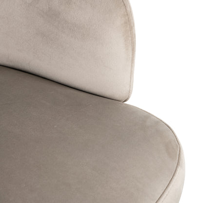 Richmond Interiors Esszimmerstuhl Amphara khaki velvet fire retardant Esszimmerstuhl Richmond Interiors