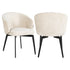 Richmond Interiors Esszimmerstuhl Amphara FR white chenille fire retardant Esszimmerstuhl Richmond Interiors