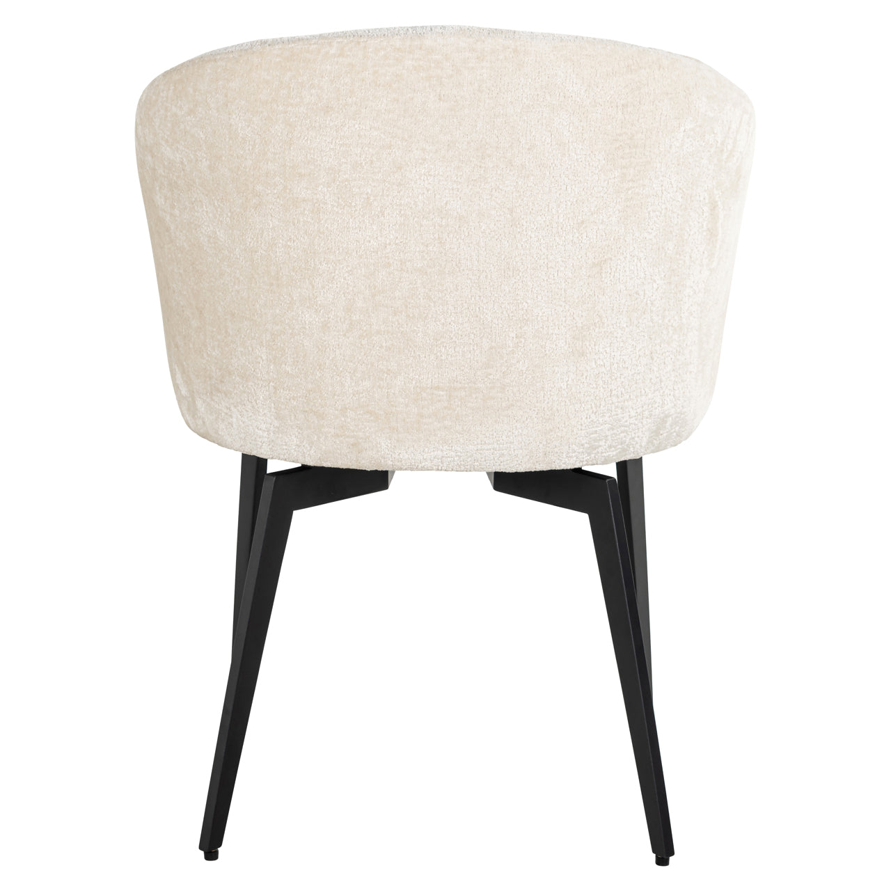 Richmond Interiors Esszimmerstuhl Amphara FR white chenille fire retardant Esszimmerstuhl Richmond Interiors