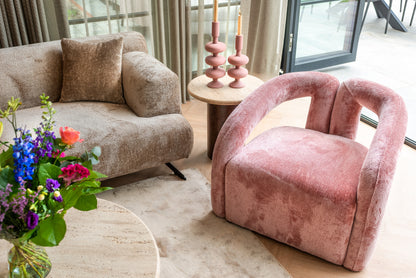 Richmond Interiors Beistelltisch Douglas brown 50Ø