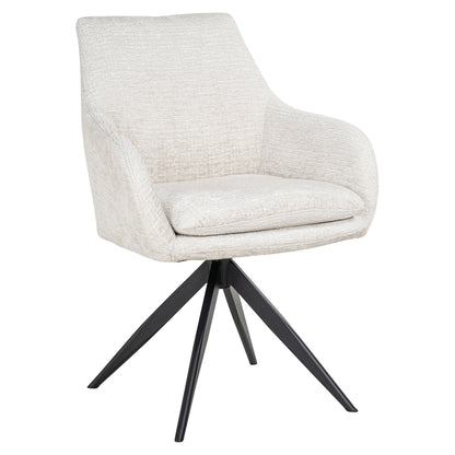 Richmond Interiors Esszimmerstuhl Lisonne cream fusion swivel Esszimmerstuhl Richmond Interiors