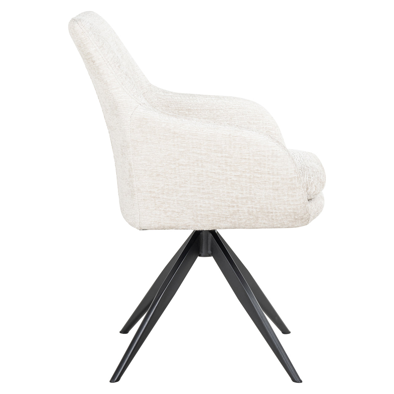 Richmond Interiors Esszimmerstuhl Lisonne cream fusion swivel Esszimmerstuhl Richmond Interiors