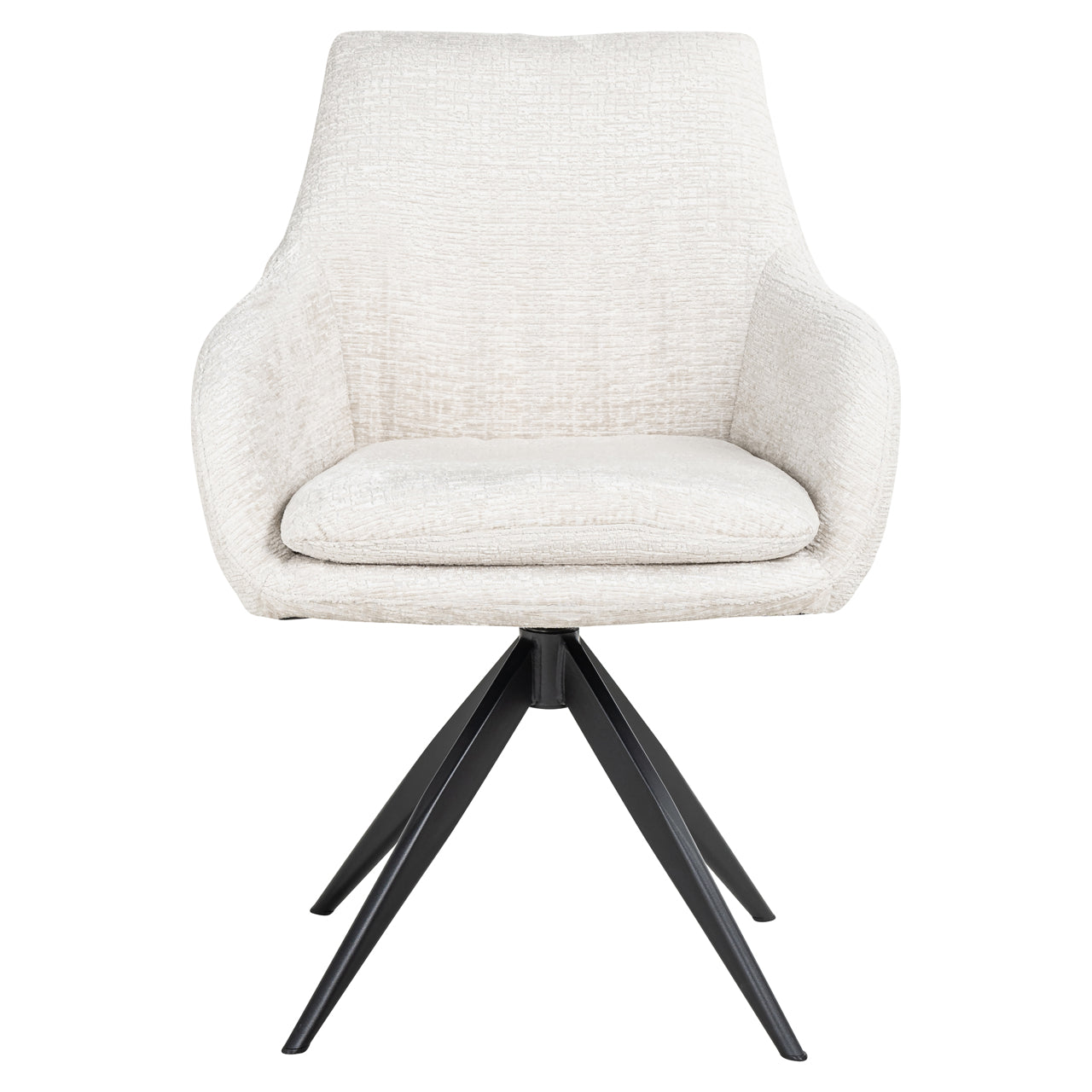 Richmond Interiors Esszimmerstuhl Lisonne cream fusion swivel Esszimmerstuhl Richmond Interiors