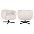 Richmond Interiors Lounge Stuhl Estelle lovely cream swivel Lounge Stuhl Richmond Interiors