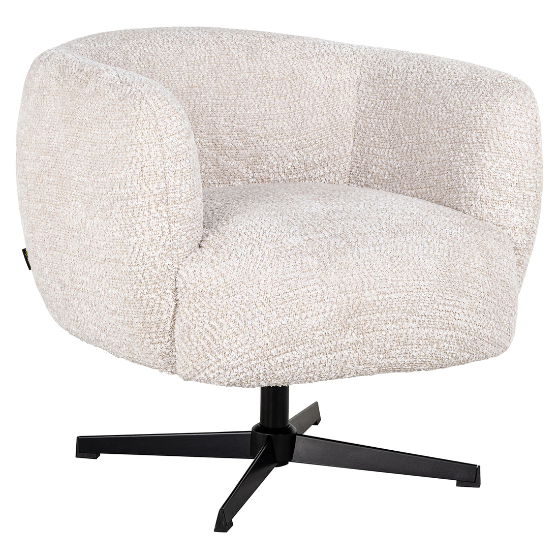 Richmond Interiors Drehbarer Easy Chair Estelle (Be Lovely 11 Cream) Drehsessel Richmond Interiors