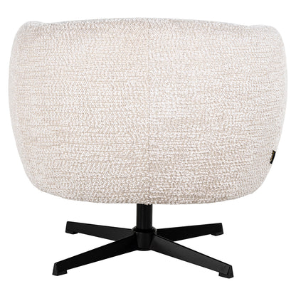 Richmond Interiors Drehbarer Easy Chair Estelle (Be Lovely 11 Cream) Drehsessel Richmond Interiors