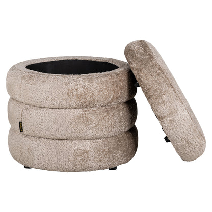 Richmond Interiors Hocker &amp; Fußbank Adele sheep natural Hocker &amp; Fußbank Richmond Interiors