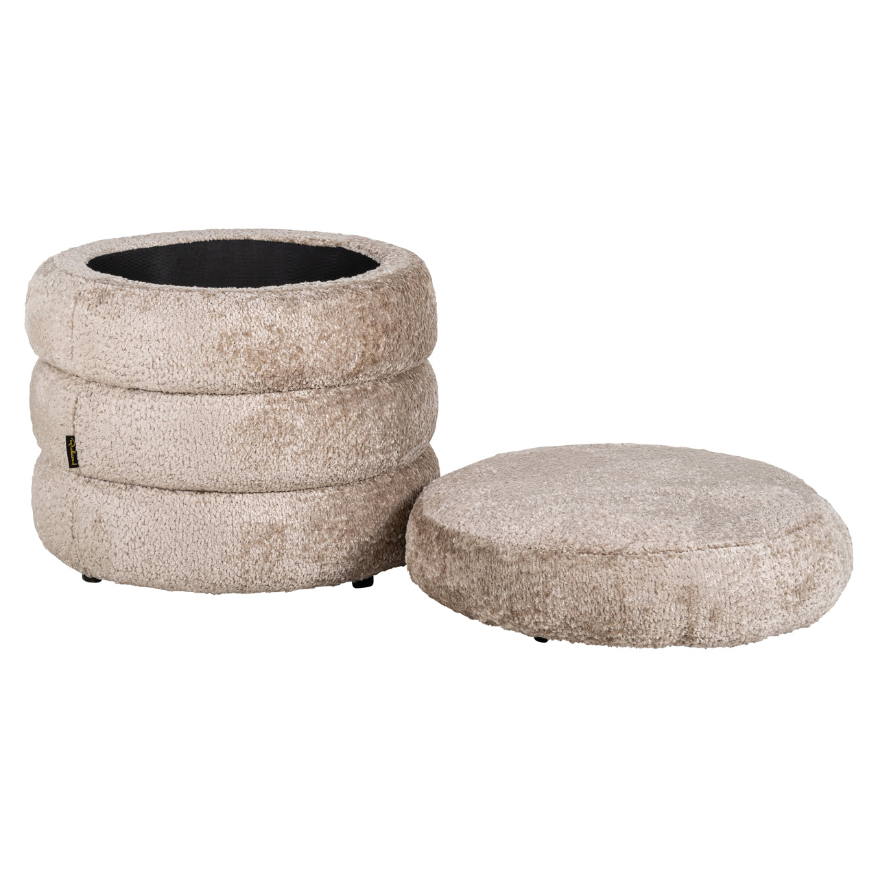 Richmond Interiors Hocker &amp; Fußbank Adele sheep natural Hocker &amp; Fußbank Richmond Interiors