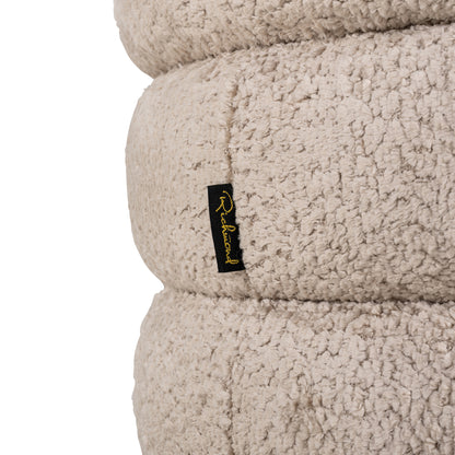 Richmond Interiors Hocker &amp; Fußbank Adele sheep natural Hocker &amp; Fußbank Richmond Interiors