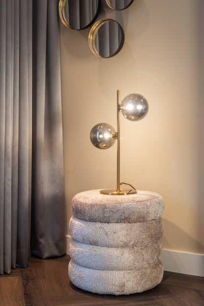 Richmond Interiors Hocker &amp; Fußbank Adele sheep natural Hocker &amp; Fußbank Richmond Interiors