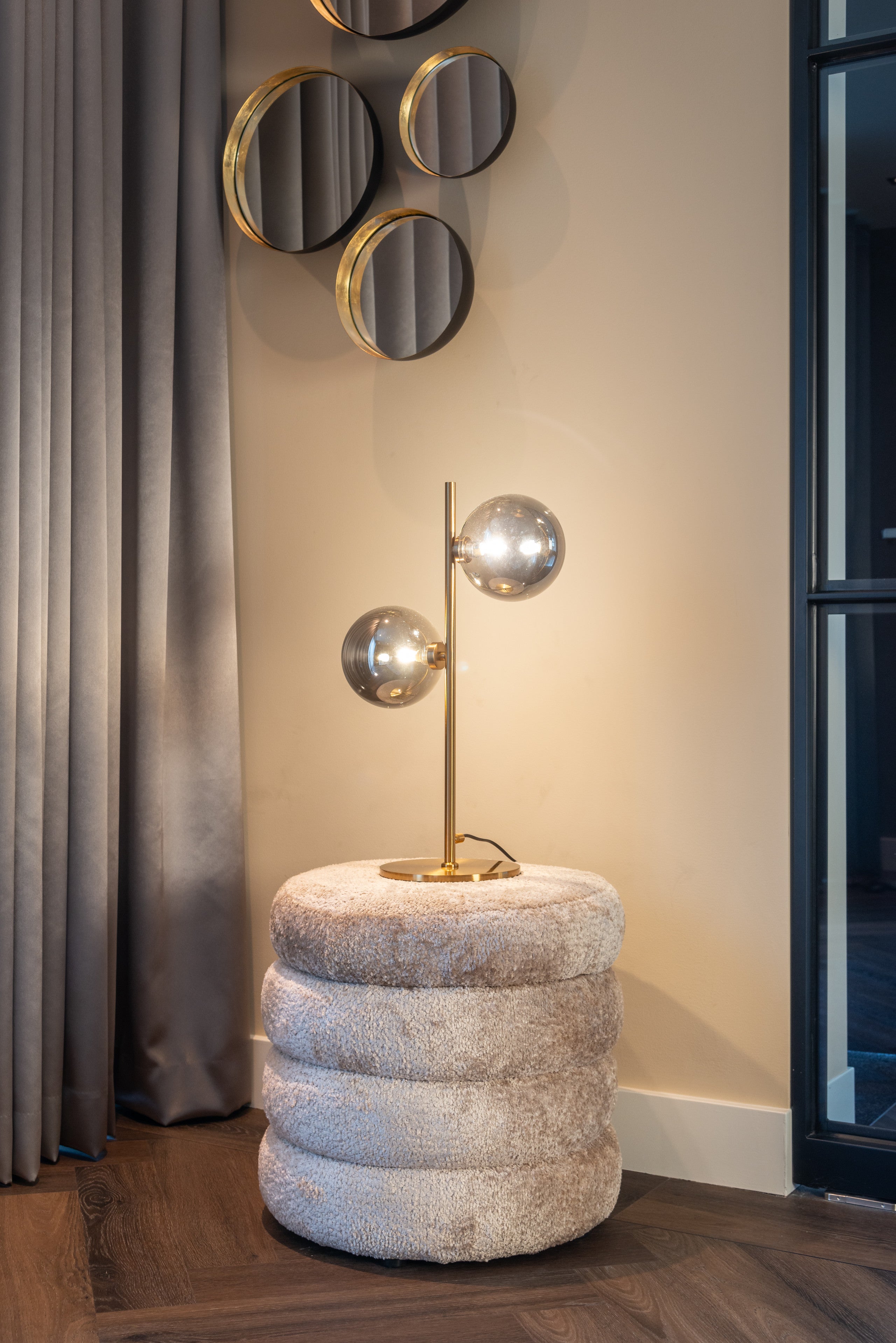 Richmond Interiors Hocker &amp; Fußbank Adele sheep natural