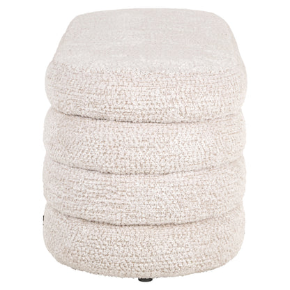 Richmond Interiors Hocker &amp; Fußbank Camile lovely cream Hocker &amp; Fußbank Richmond Interiors
