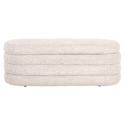 Richmond Interiors Hocker &amp; Fußbank Camile lovely cream Hocker &amp; Fußbank Richmond Interiors