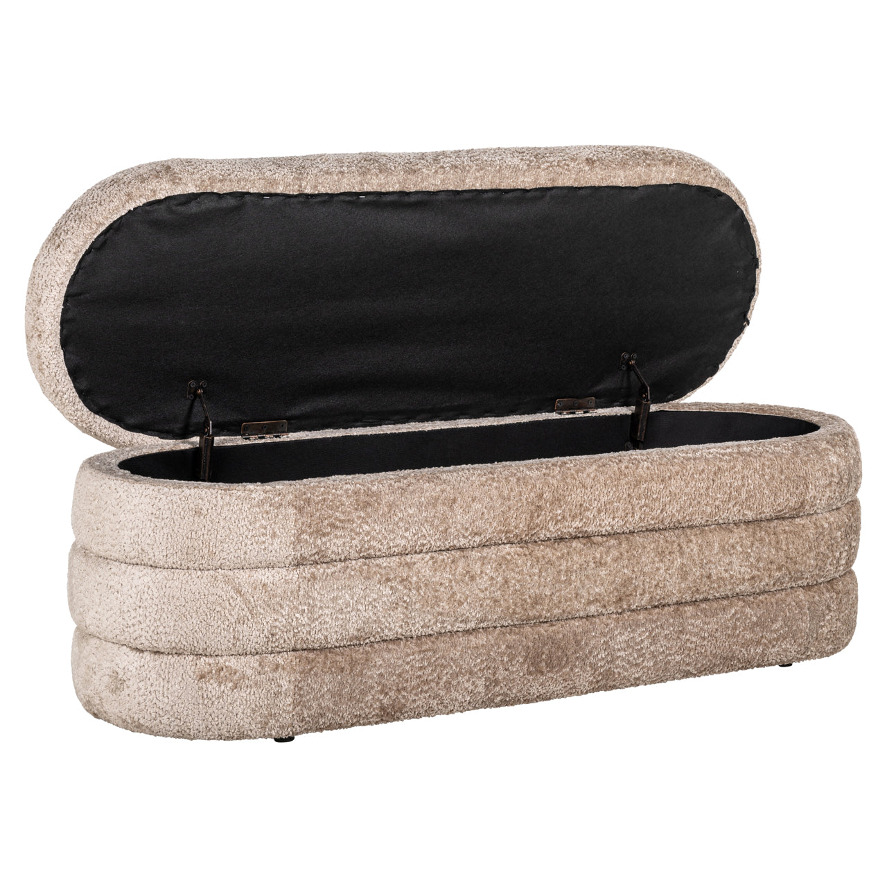 Richmond Interiors Hocker &amp; Fußbank Camille sheep natural Hocker &amp; Fußbank Richmond Interiors