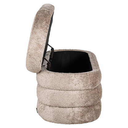 Richmond Interiors Hocker &amp; Fußbank Camille sheep natural Hocker &amp; Fußbank Richmond Interiors