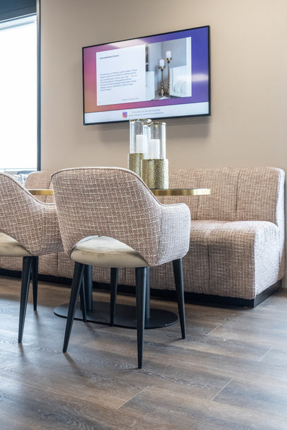 Richmond Interiors Sitzbank Hillpark customized round corner Sitzbank Richmond Interiors