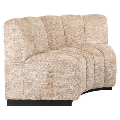 Richmond Interiors Sitzbank Hillpark lovely beige round corner Sitzbank Richmond Interiors