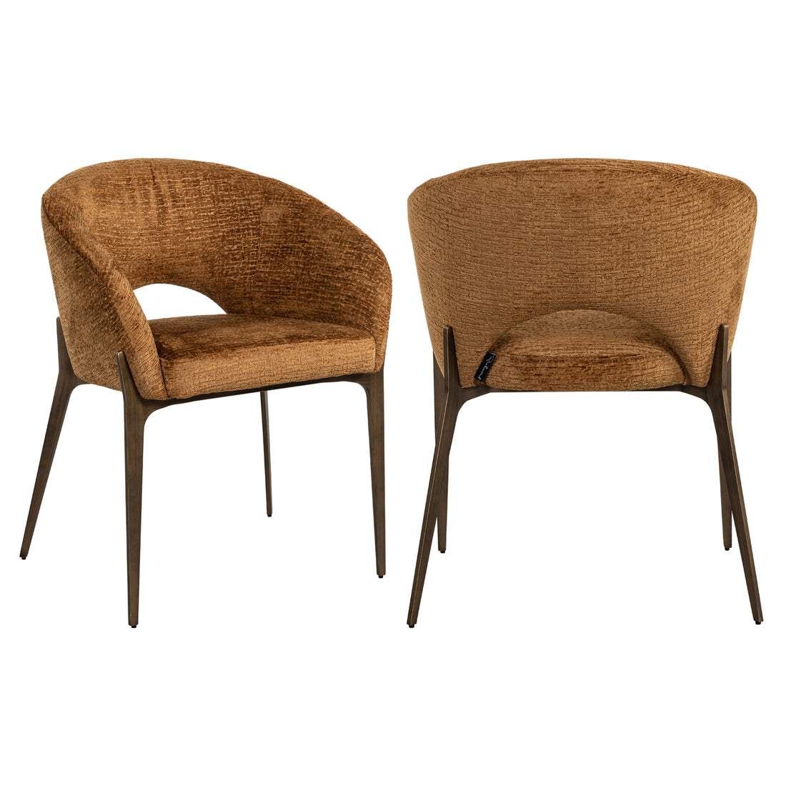 Richmond Interiors Esszimmerstuhl Kenzi cognac fusion Esszimmerstuhl Richmond Interiors