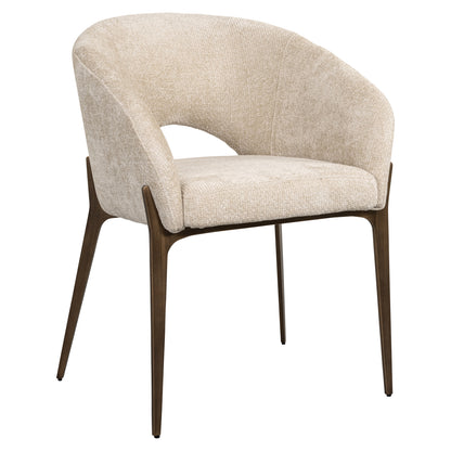 Richmond Interiors Esszimmerstuhl Kenzi cream unicorn Esszimmerstuhl Richmond Interiors