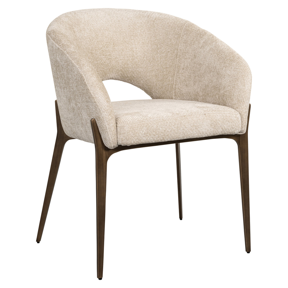 Richmond Interiors Esszimmerstuhl Kenzi cream unicorn Esszimmerstuhl Richmond Interiors