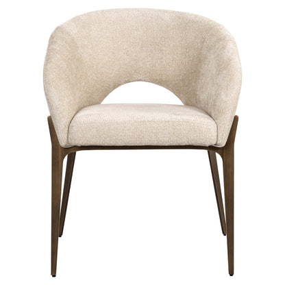 Richmond Interiors Esszimmerstuhl Kenzi cream unicorn Esszimmerstuhl Richmond Interiors