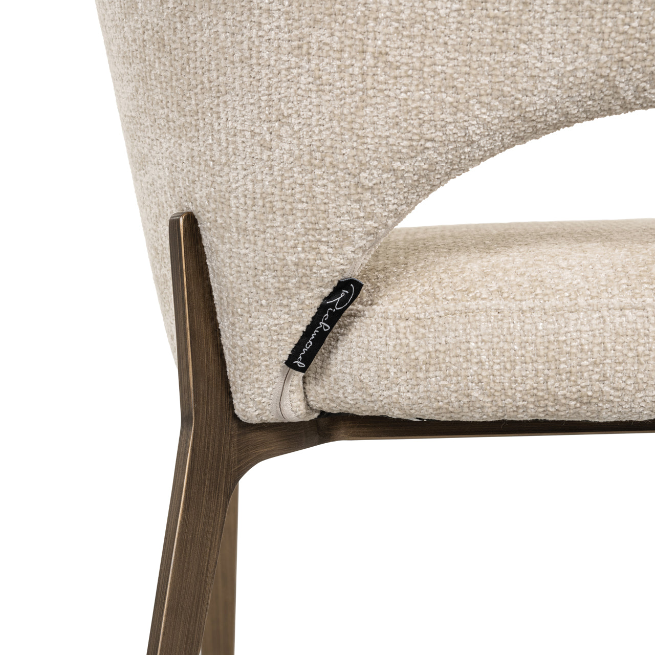 Richmond Interiors Esszimmerstuhl Kenzi cream unicorn Esszimmerstuhl Richmond Interiors