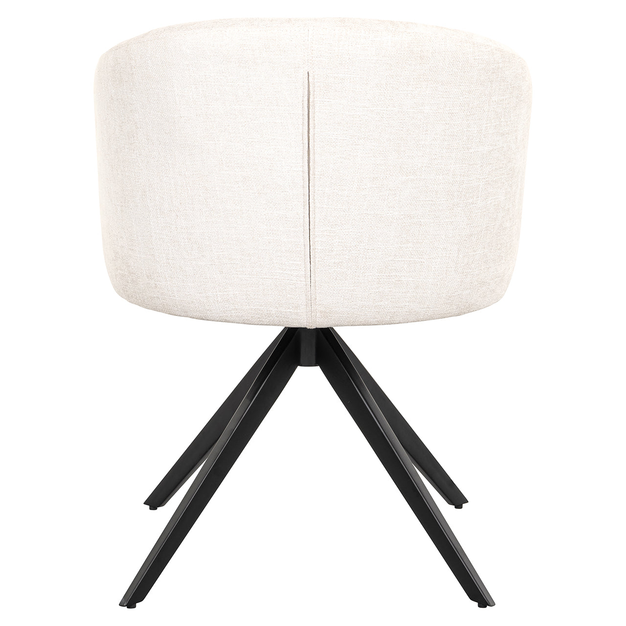 Richmond Interiors Drehstuhl Olivia ecru miami (Miami 102 Ecru) Esszimmerstuhl Richmond Interiors