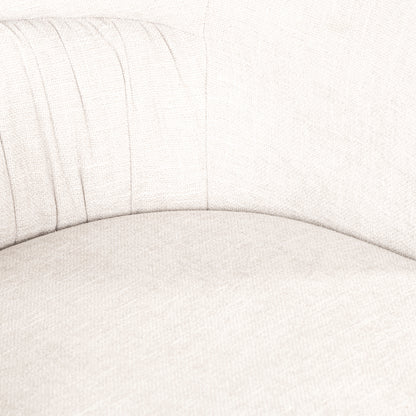 Richmond Interiors Drehstuhl Olivia ecru miami (Miami 102 Ecru) Esszimmerstuhl Richmond Interiors