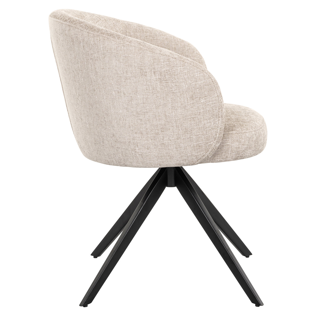 Richmond Interiors Esszimmerstuhl Olivia natural miami swivel Esszimmerstuhl Richmond Interiors