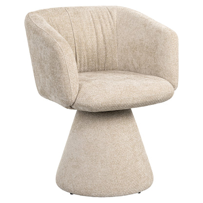 Richmond Interiors Esszimmerstuhl Madeline cream unicorn swivel Esszimmerstuhl Richmond Interiors