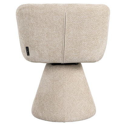 Richmond Interiors Esszimmerstuhl Madeline cream unicorn swivel Esszimmerstuhl Richmond Interiors