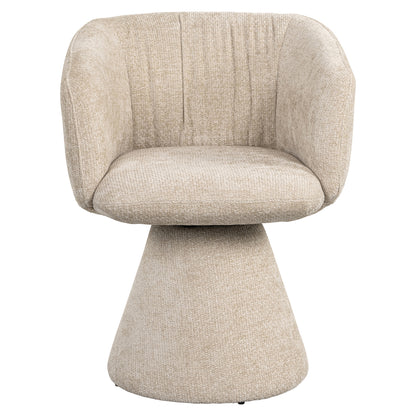 Richmond Interiors Esszimmerstuhl Madeline cream unicorn swivel Esszimmerstuhl Richmond Interiors