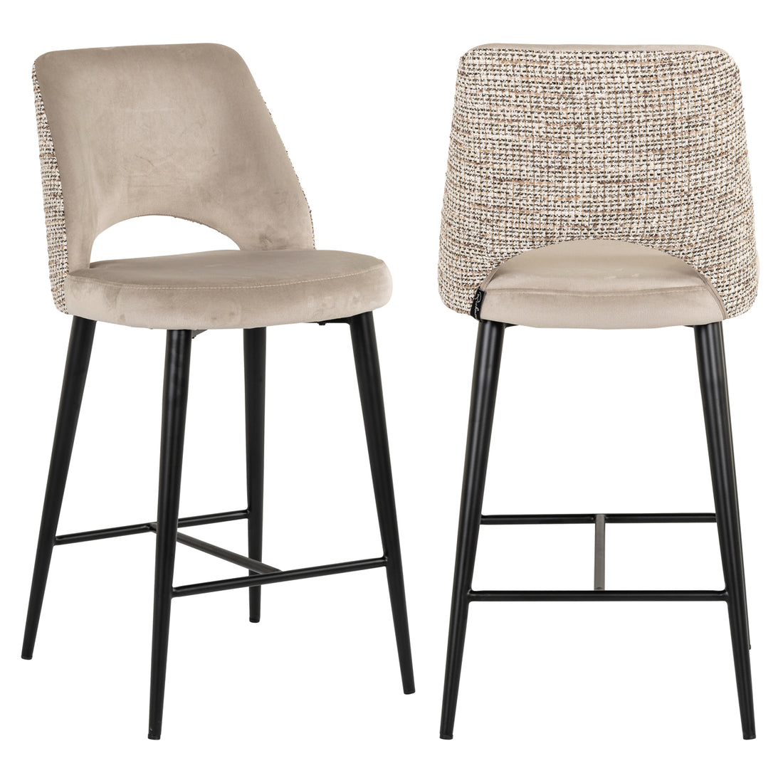 Richmond Interiors Thekenstuhl Tabitha trendy nature fire retardant Thekenstuhl Richmond Interiors