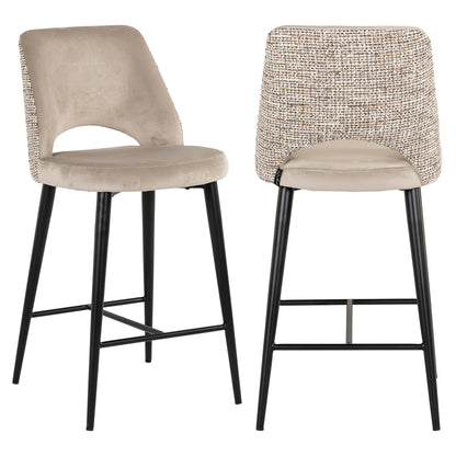 Richmond Interiors Thekenstuhl Tabitha trendy nature fire retardant Thekenstuhl Richmond Interiors